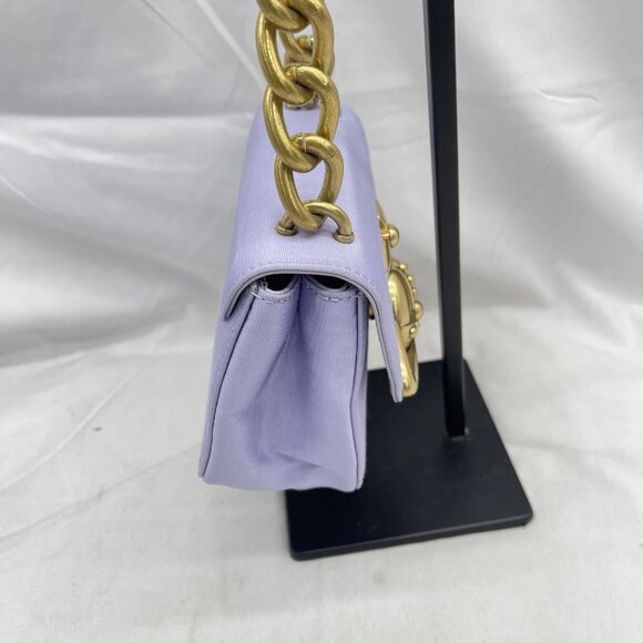 Vivienne Westwood Womens Jodie Saddle Bag Satin Lilac - Picture 7 of 12